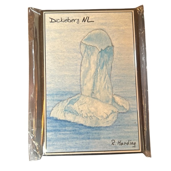 Other - Dickieberg Newfoundland Iceberg Print by R. Harding Magnet 3.5”x2.5” New